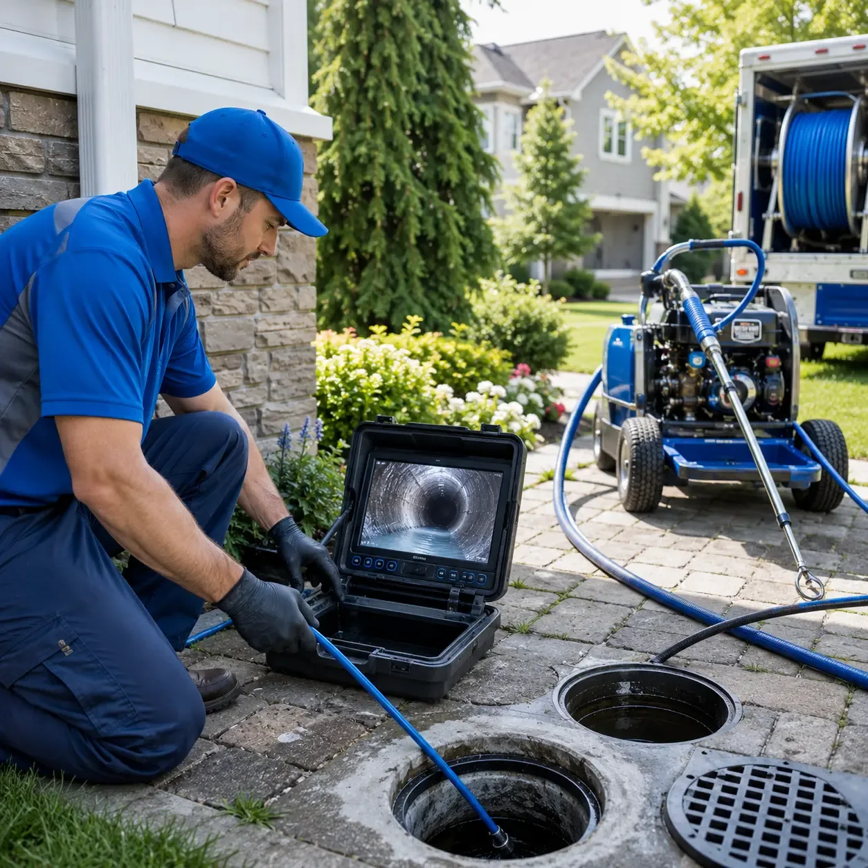 Outdoor drain cleaning professionals serving New Baltimore, NY
